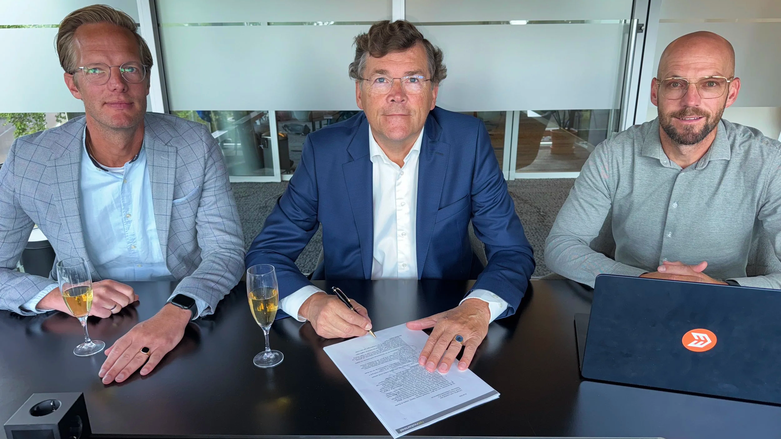 V.l.n.r. Wilbert Wester, Ubbo Hempenius en Arno Tukker - Foto: MoveYourMachine