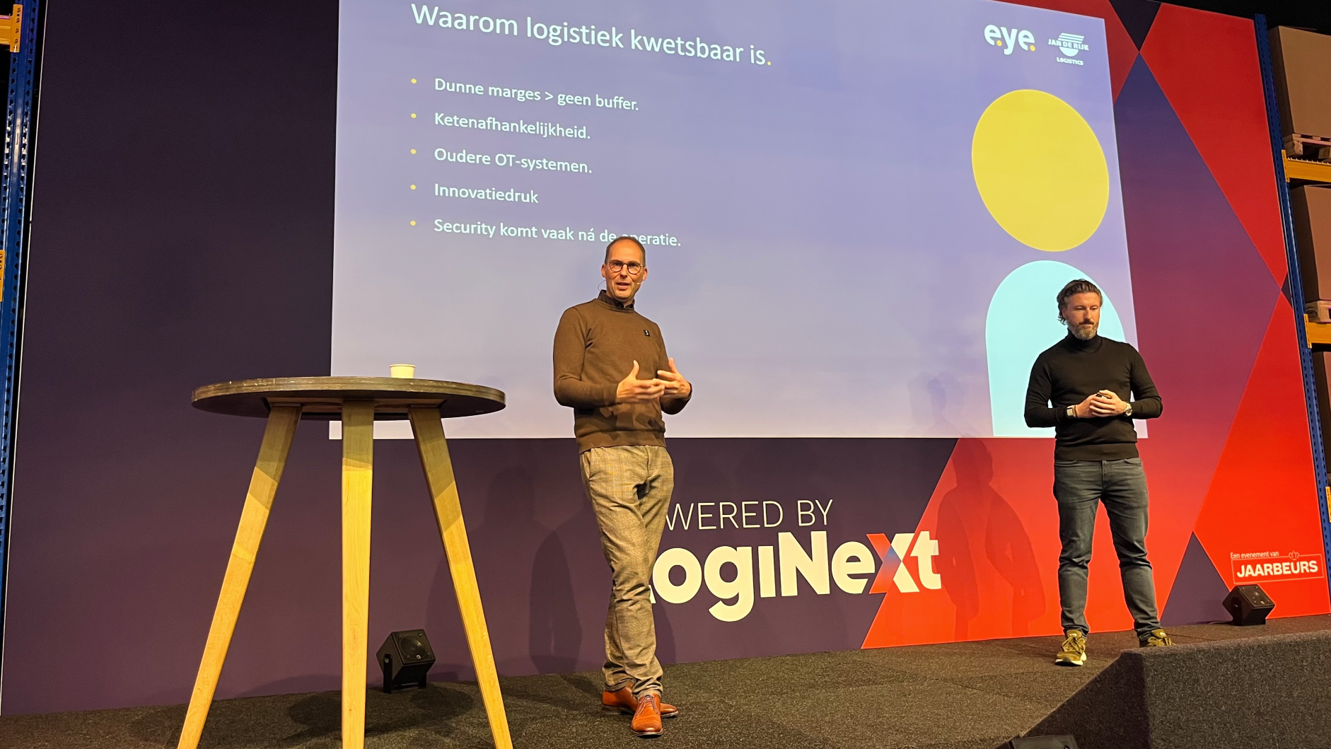 Heino Kempers (Jan de Rijk) en Lodi Hensen (Eye Security)