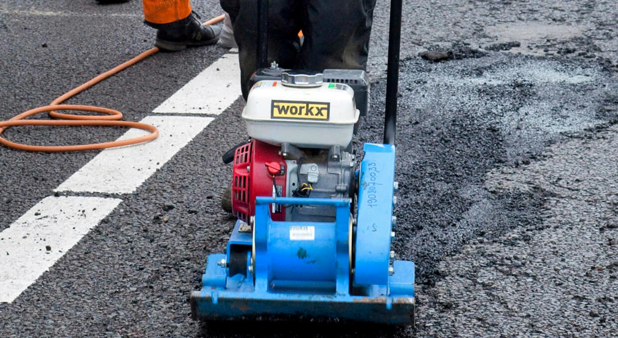 Vorstschade aan het wegdek. Foto RWS