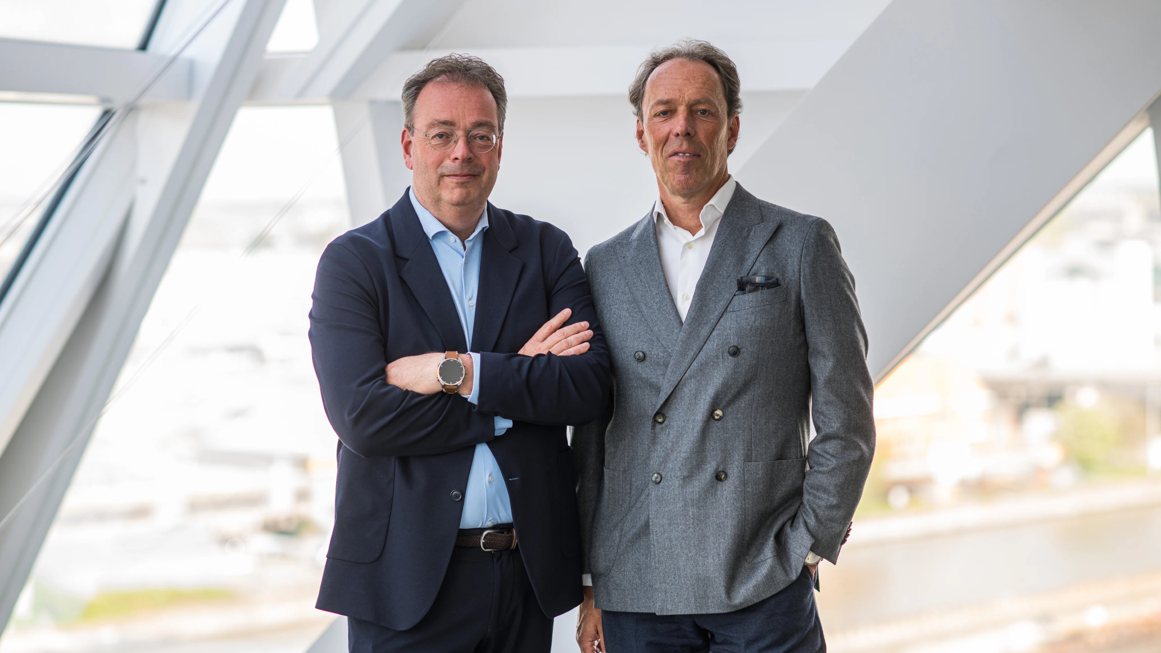 Rob Smeets (links) en Jacques Vandermeien (rechts). Bron: Port of Antwerp Bruges