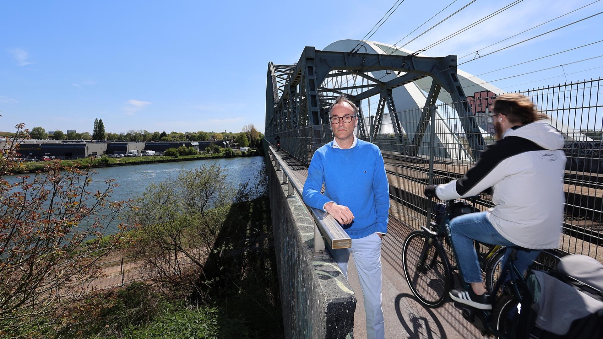 Parkmanager Roeland Tameling luidt de noodklok omtrent fietsveiligheid op Lage Weide.