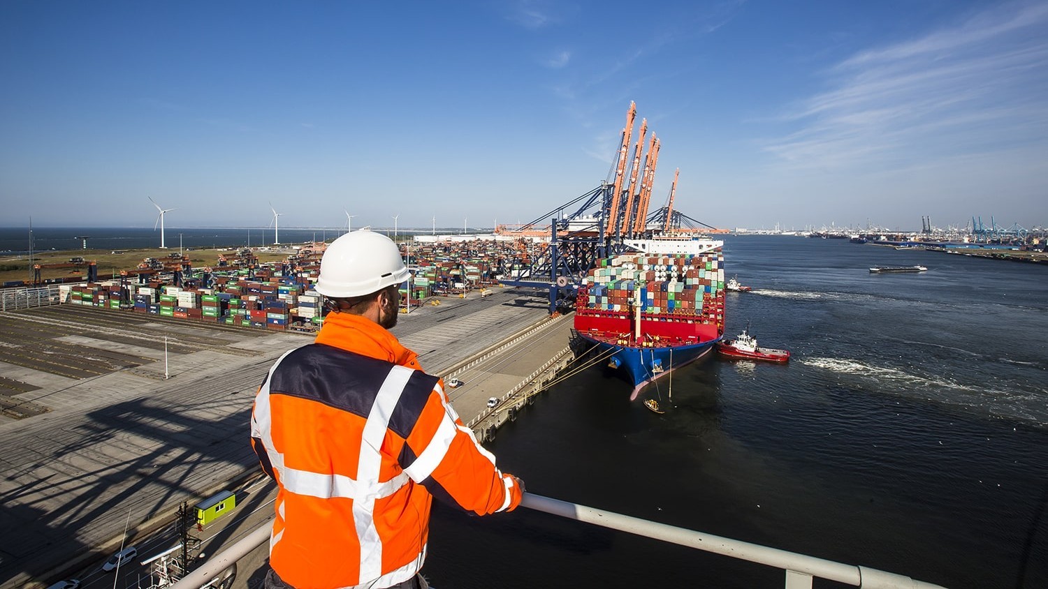 De haven van Rotterdam kan mogelijk van het stikstofslot af. Foto: Port of Rotterdam