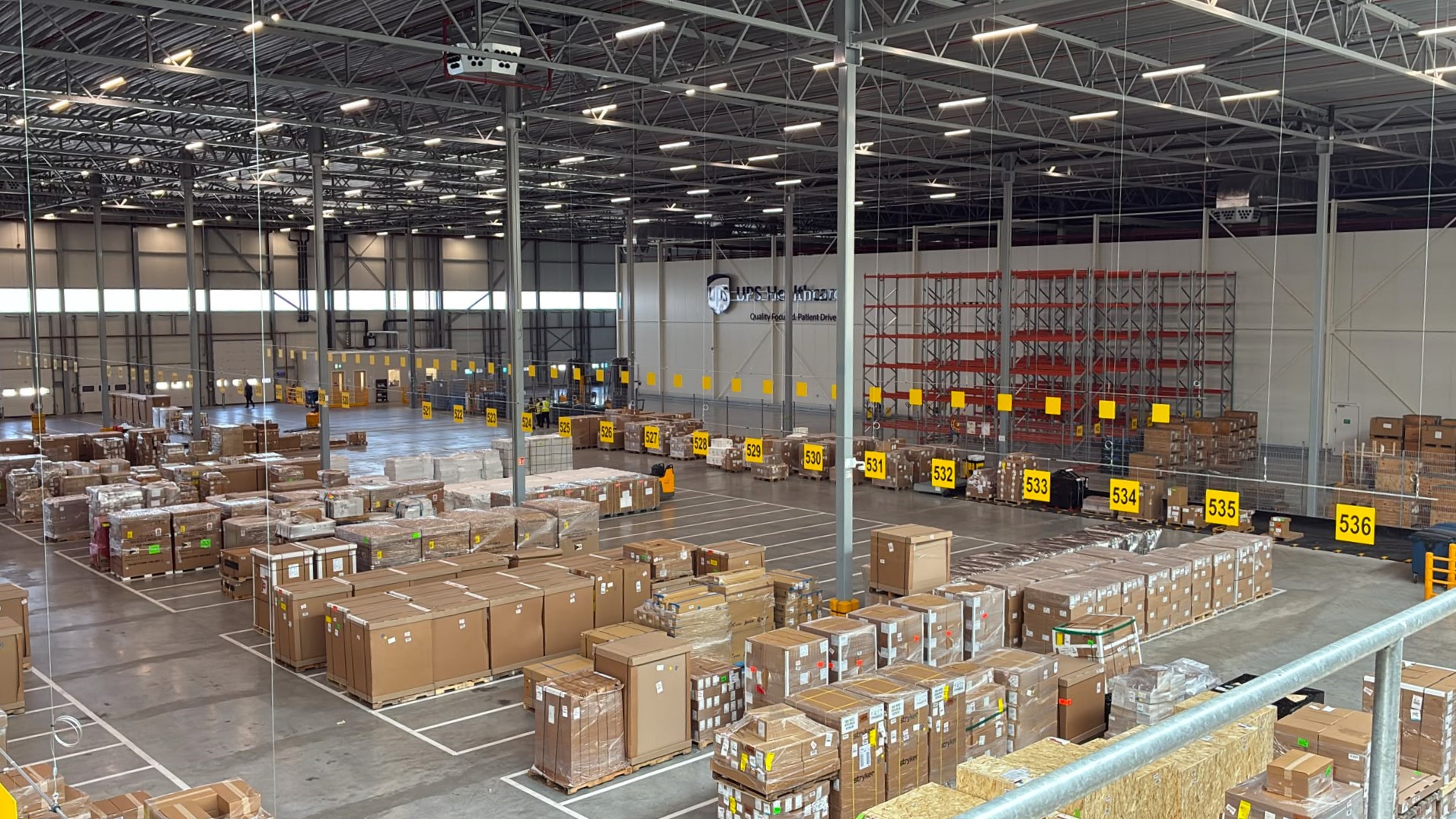 Het nieuwe warehouse van UPS in Hoofddorp. Foto: UPS
