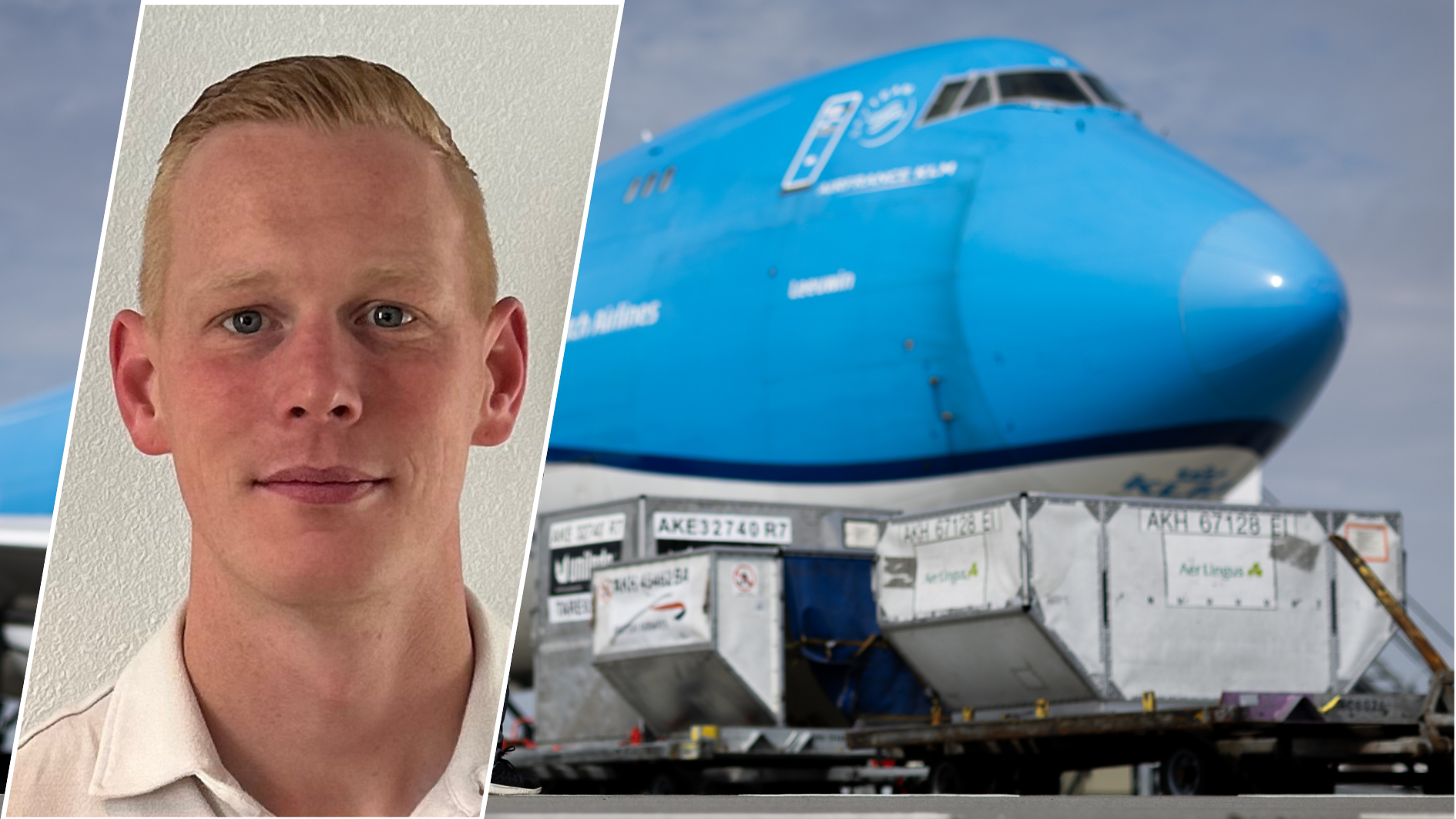 Herman Demmers, hoofdteamleider in het luchtvrachtdomein bij de Brigade Toezicht Beveiliging Burgerluchtvaart (BTBB) van de Koninklijke Marechaussee. Foto: KMar