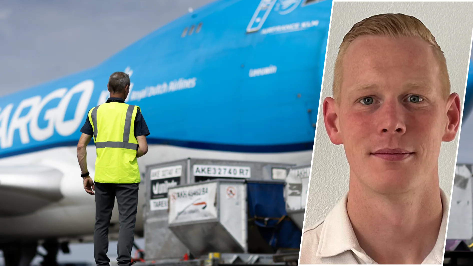Herman Demmers, hoofdteamleider in het luchtvrachtdomein bij de Brigade Toezicht Beveiliging Burgerluchtvaart (BTBB) van de Koninklijke Marechaussee. Foto: KMar