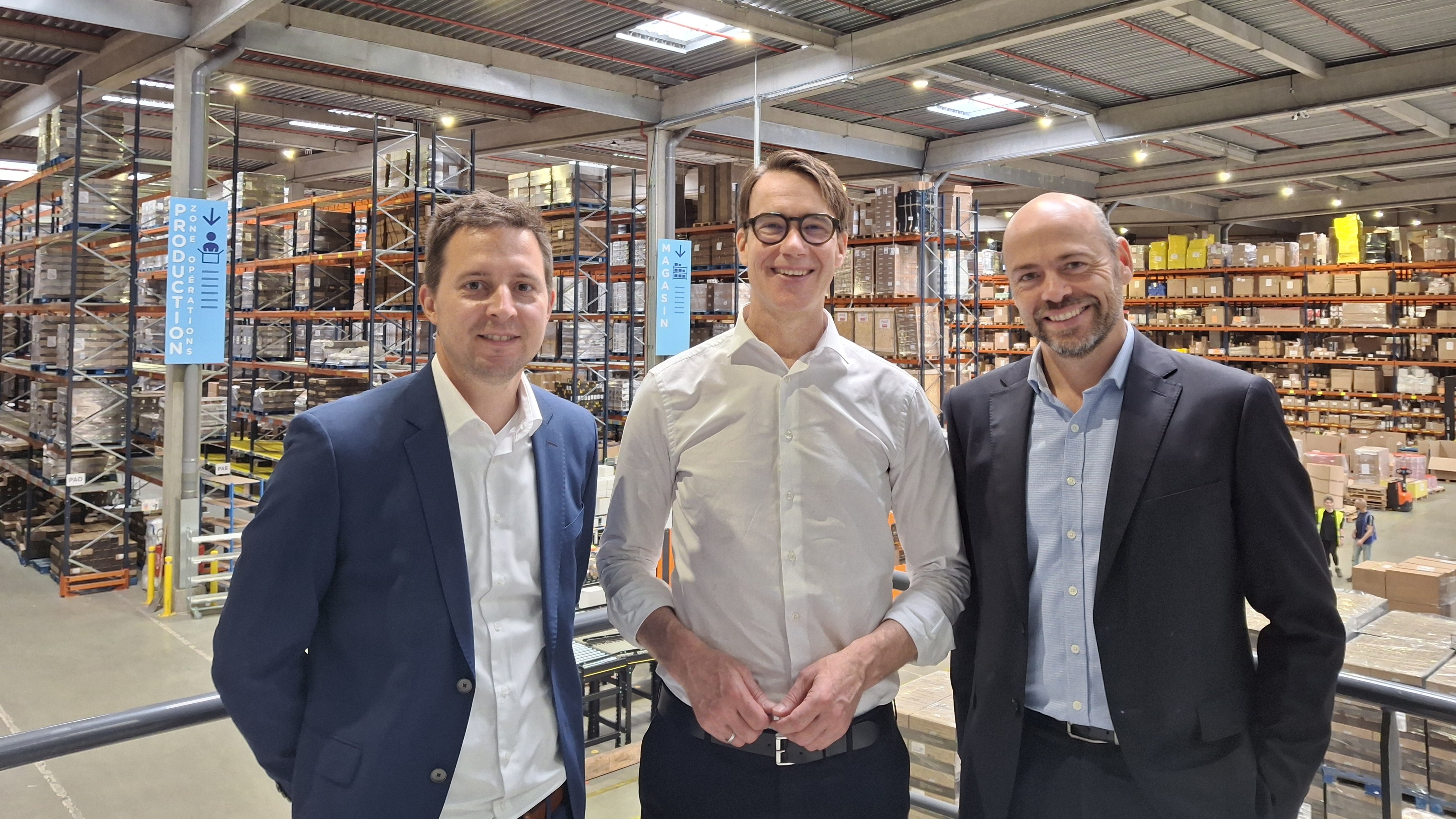 Manuel Olberding (cco Paxon), Rainer Kiefer (ceo Paxon) en Jean-François Pagnoux (ceo Paxon France).
