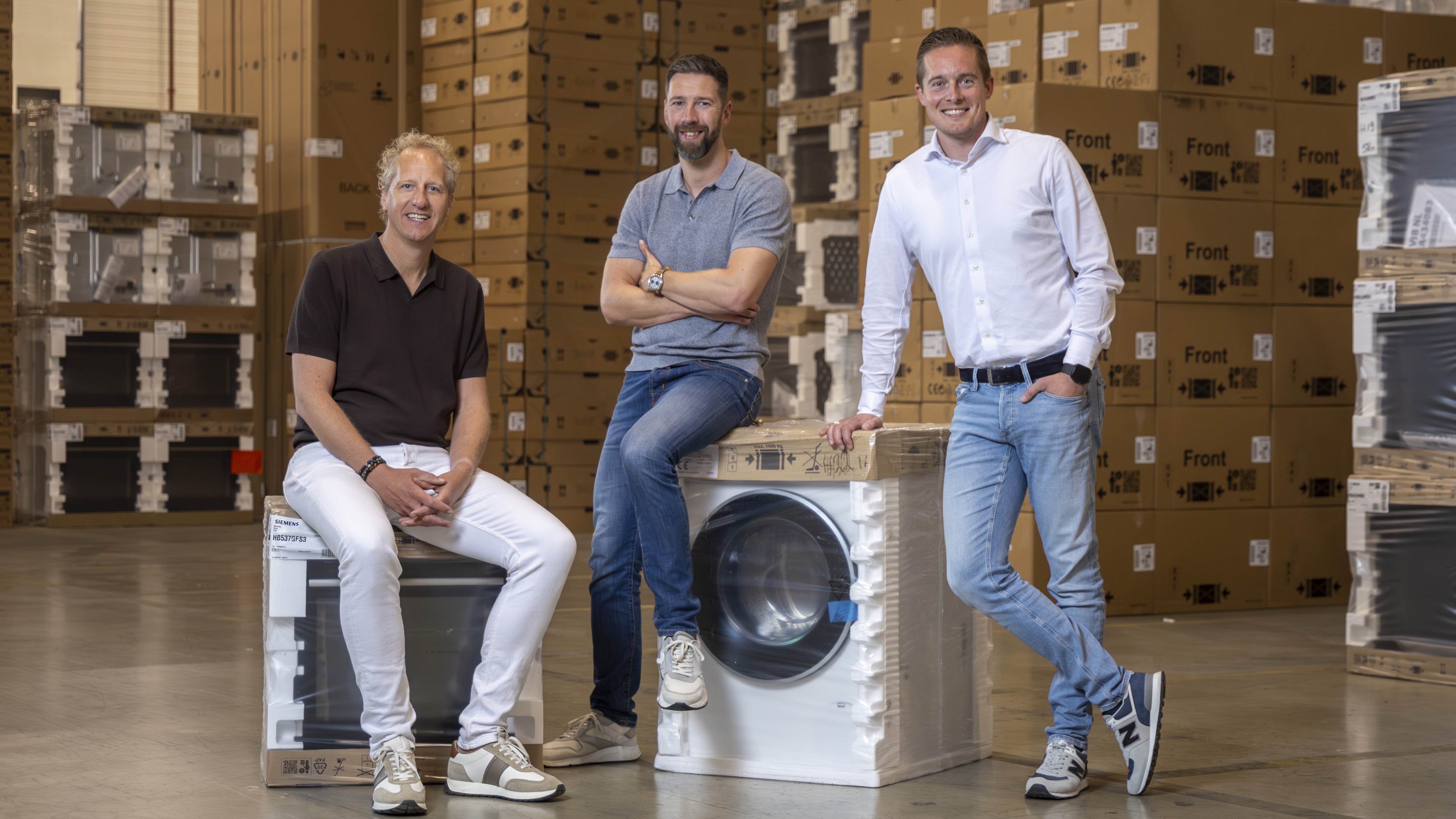 Marcel van der Loos, Stephan Vonk en Kasper Westerveld. Foto: Studio 38c