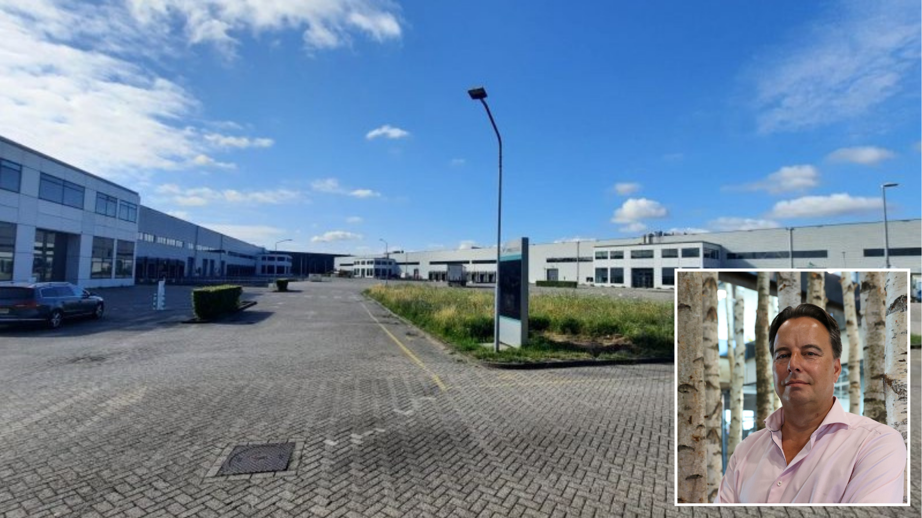 Foto via Erwin Cootjans (Nunner Logistics) op Linkedin. Pasfoto Cootjans door Bert Jansen.