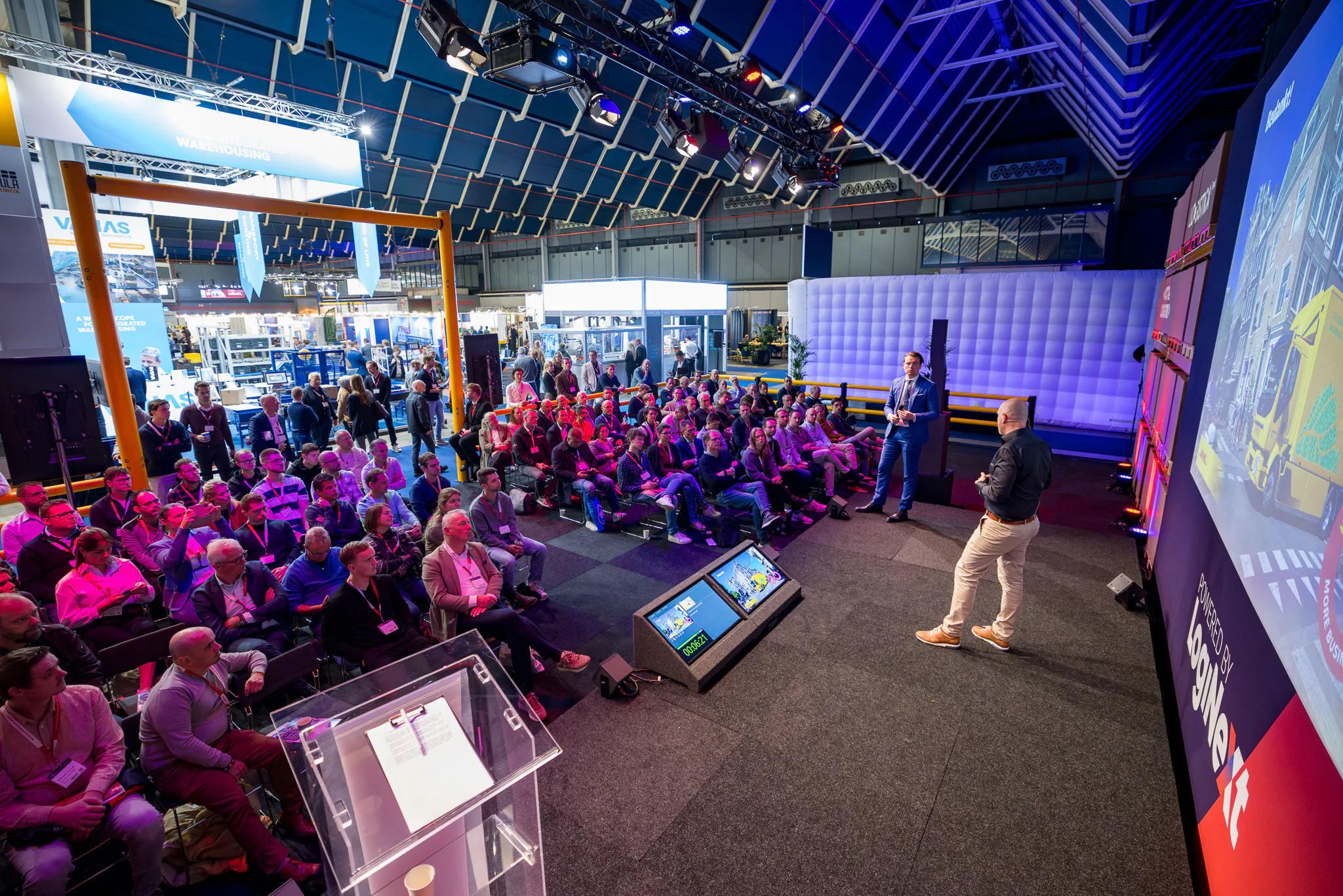 Kennissessie op de LogiNext Mainstage tijdens de vorige editie.