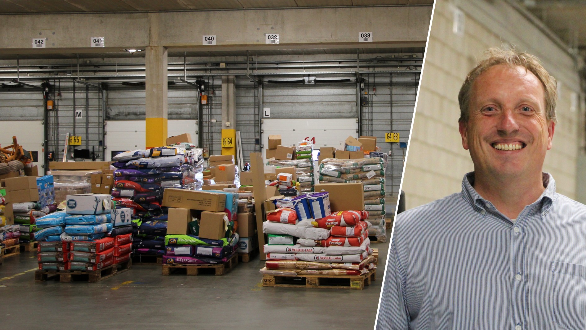 Het zijn drukke tijden voor Pets Place warehousemanager Marck Bergenhenegouwen en zijn ruim tweehonderd collega's in het dc in Ede. 