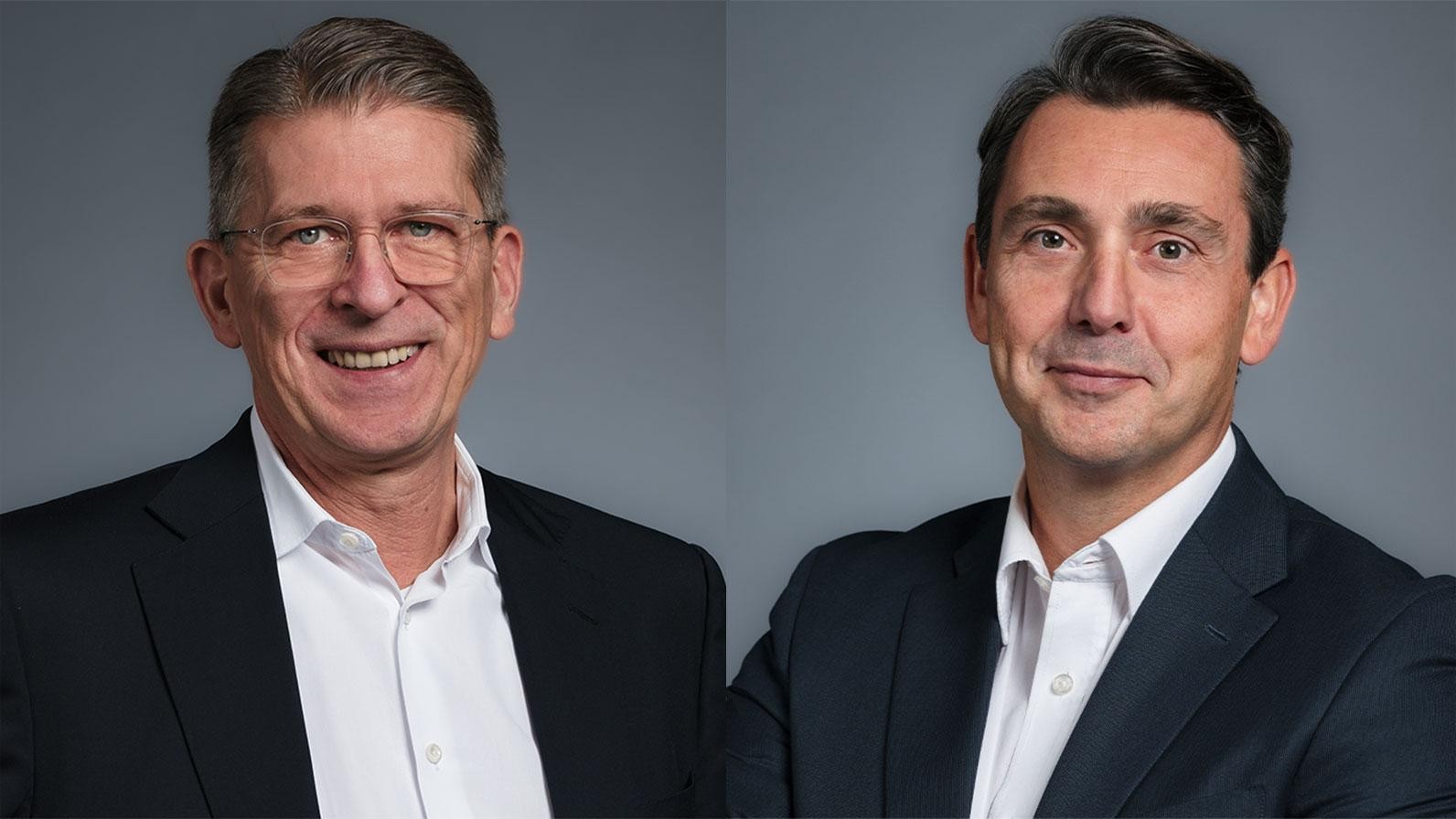 Links: Martin Ziegenbalg. Rechts: Robert Schneider. Foto: DHL